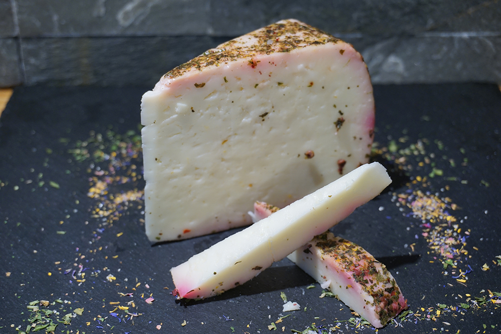 Schaf Schnittkäse mit Kräuter