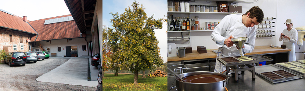 Schokolade am Bauernhof